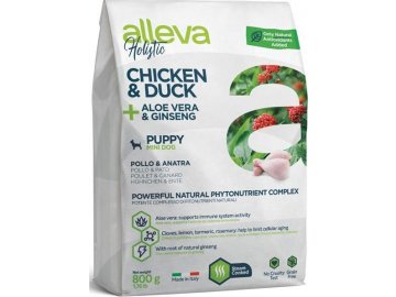 ALLEVA HOLISTIC Dog Dry Puppy/Junior Chicken Mini 800g