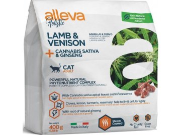 ALLEVA HOLISTIC Cat Dry Adult Lamb&Venison 400g