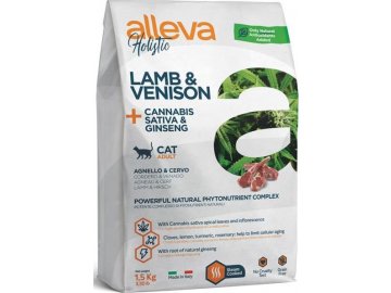 ALLEVA HOLISTIC Cat Dry Adult Lamb&Venison 1,5kg