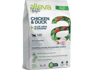 ALLEVA HOLISTIC Cat Dry Adult Chicken&Duck 1,5kg