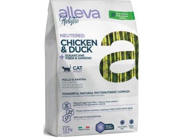 ALLEVA HOLISTIC Cat Dry Adult Neutered 1,5kg