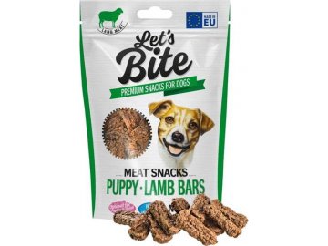 Brit Let's Bite Meat Snacks Puppy Lamb Bars 80g