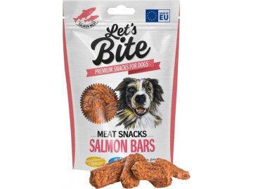 Brit Let's Bite Meat Snacks Salmon Bars 80g