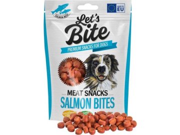 Brit Let's Bite Meat Snacks Salmon Bites 150g