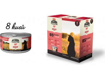 ACANA CAT PATE BEEF 8 x 85 g