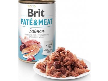 Brit Dog konz Paté & Meat Salmon 400g