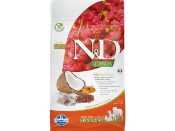 N&D Quinoa DOG Skin & Coat Herring &Coconut Mini 800g