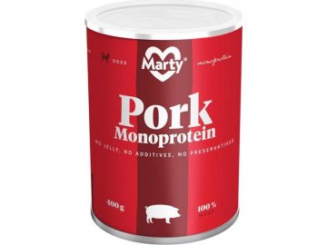 MARTY konz. pro psy - Monoprotein vepřové 400 g