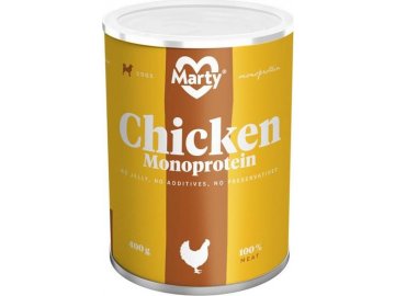 MARTY konz. pro psy - Monoprotein kuřecí 400 g