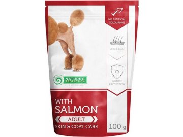 Nature's Protection Dog kaps. Adult Salmon 100g