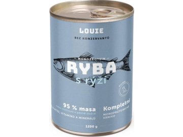 Louie konz. pro psy ryba s kuřecím a rýží 1200 g