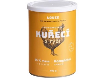 Louie konz. pro psy kuřecí s rýží 400g