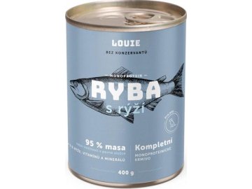 Louie konz. pro psy ryba s kuřecím a rýží 400 g