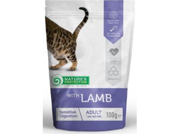 Nature's Protection Cat kaps. Sensitive Digestion with Lamb 100g