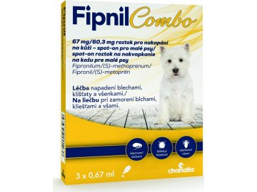 Fipnil Combo 67/60,3mg S Dog Spot-on 3x0,67ml