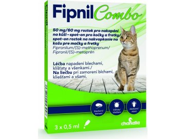 Fipnil Combo 50/60mg Cat Spot-on 3x0,5ml