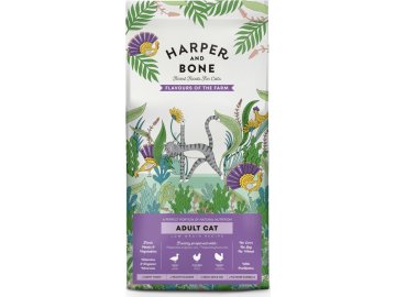 Harper and Bone Cat Adult příchutě farmy 2 kg