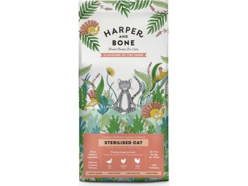 Vzorek Harper and Bone Cat Sterilised příchutě farmy 70 g