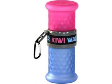 Cestovní láhev 2in1 růžovo-modrá 750+500ml Kiwi