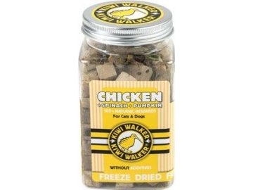 Kiwi Pochoutka mrazem sušené kuře, špenát, dýně 100g