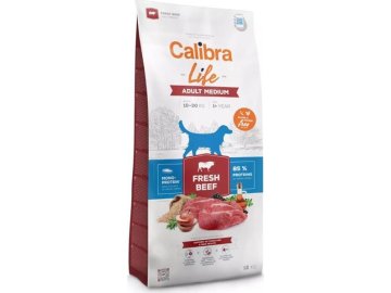 Calibra Dog Life Adult Medium Fresh Beef 12kg