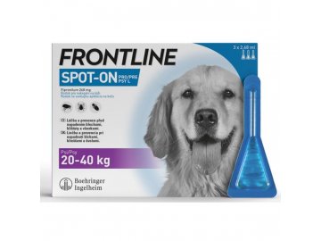 FRONTLINE SPOT ON pro psy L (20-40kg) - 3x2,68ml