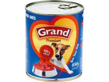 GRAND konz. pes mas.směs 850g