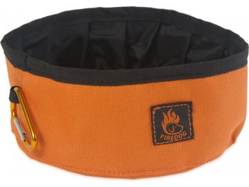 Firedog Click & Go cestovní miska 1,0 L oranžová