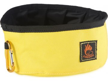 firedog click go cestovna miska 10 l zlta 38919