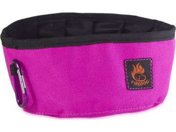 firedog click go cestovna miska 10 l ruzova 38922