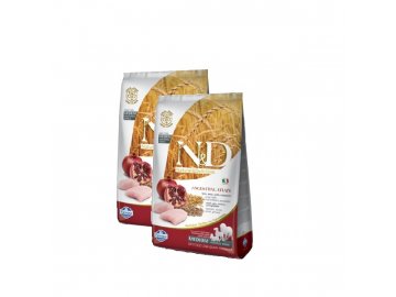 N&D Low Grain DOG Adult Chicken & Pomegranate 2x12kg
