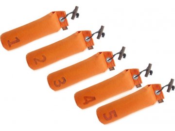 Firedog Set 5x Standard dummy 500 g oranžový číslovány 1-5