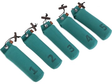 firedog set 5x standard dummy 500 g zeleny cislovane 1 5 50640