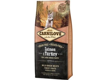 Carnilove Dog Salmon & Turkey for LB Puppies 12kg