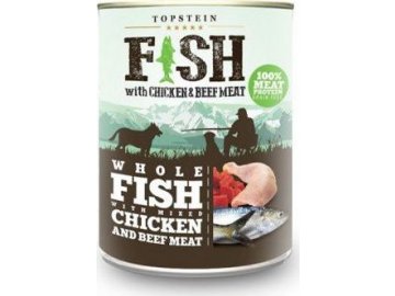 Topstein Fish with Chicken & beef meat 800g