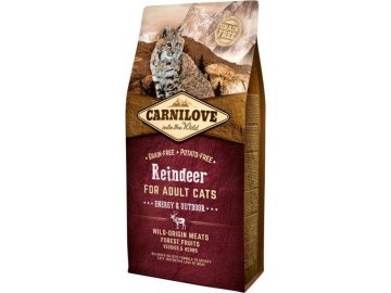 Carnilove Cat Reindeer for Adult Energy & Outdoor 6kg