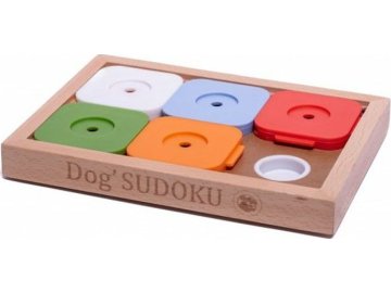 Dřevěný hlavolam Sudoku Advanced Color od My Intelligent Dogs/obtížnost 2