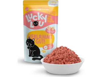 Lucky Lou Lifestage Adult s drůbežím a jehněčím masem 125 g
