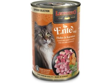 Leonardo Superior Selection Kachna s kuřecím masem a mrkví balení 400 g