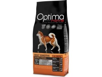 OPTIMAnova dog ADULT SENSITIVE GF Salmon 12kg