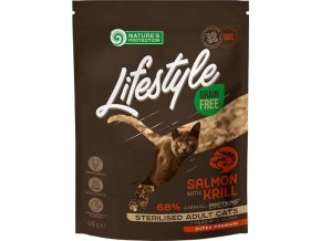 Nature's Protection Cat Dry LifeStyle GF Sterilised Salmon 400 g