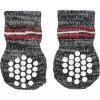 Protiskluzové šedé ponožky, 2 ks pro psy M-L (australský ovčák)
