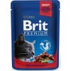 Brit Premium Cat kapsa with Beef Stew & Peas 100g