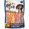 KIDDOG mix buvolích tyčinek s kuřecím a kachním masíčkem - 8 mm/12 cm 250 g