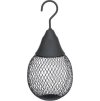 Zásobník ŽÁROVKA na lojové koule/ oříšky, 1.400 ml/ø 14 × 29 cm, černá
