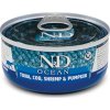 N&D CAT OCEAN Adult Codfish & Shrimps & Pumpkin 80g