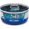 N&D CAT OCEAN Adult Small Tuna & Shrimps 80g