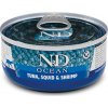 N&D CAT OCEAN Adult Sea Bass & Squid & Shrimps 80g