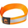 Firedog Reflexní obojek na suchý zip 30 mm 35 cm oranžový