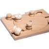 Dřevěný hlavolam Playground - Modul 3B (pouze deska bez kloboučků a válečků)